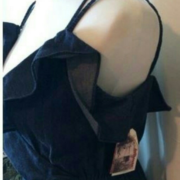 Babydoll soft denim dress - Picture 2 of 4