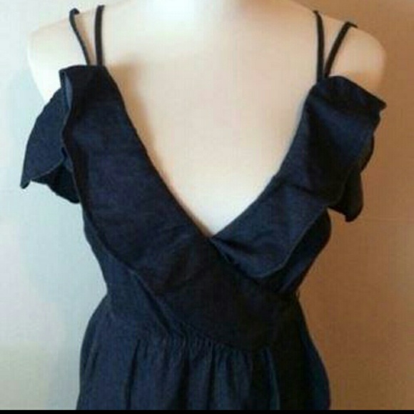 Babydoll soft denim dress - Picture 4 of 4