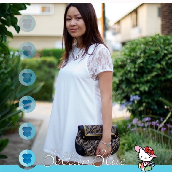 The LILY lace dress - WHITE - Picture 2 of 4