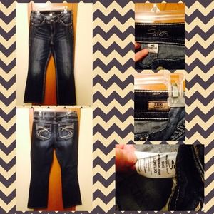 🌸Like new🌸 SILVER Jeans (suki)