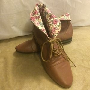 Floral booties