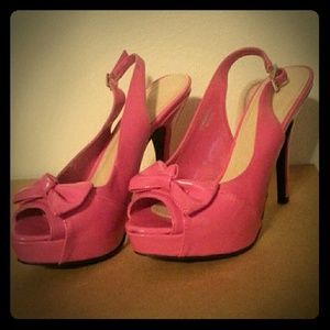 Hot pink heels