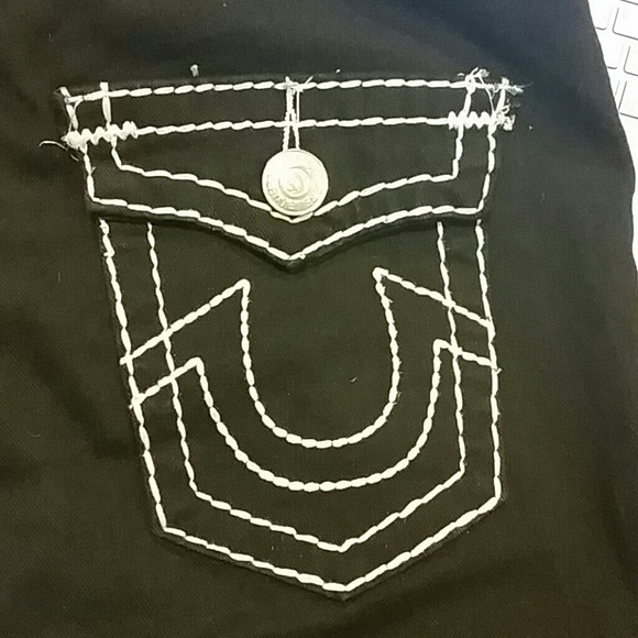 Black Jeans with white stitching