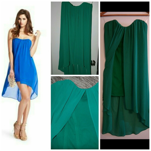 Marciano Beth strapless dress