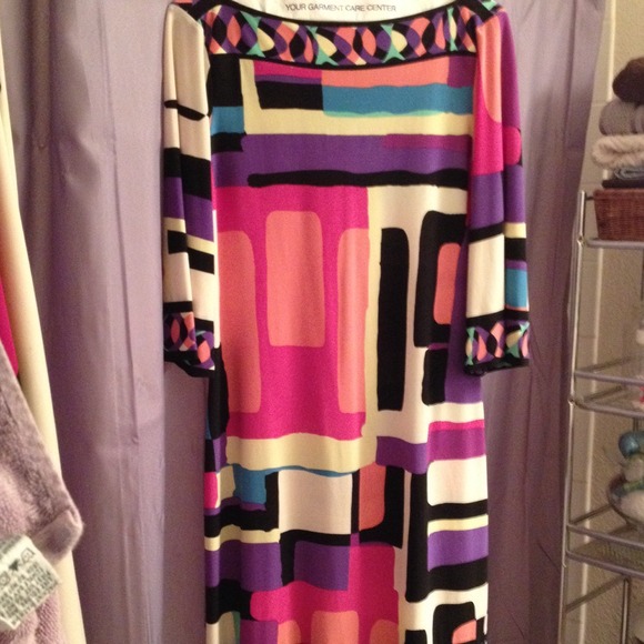 Retro multi color dress