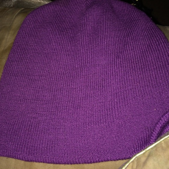 Purple beanie
