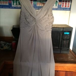 Tadashi Collection knee length gold dress