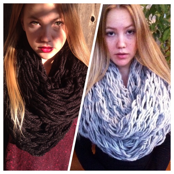 Grey and Black XL Scarf Bundle @phext