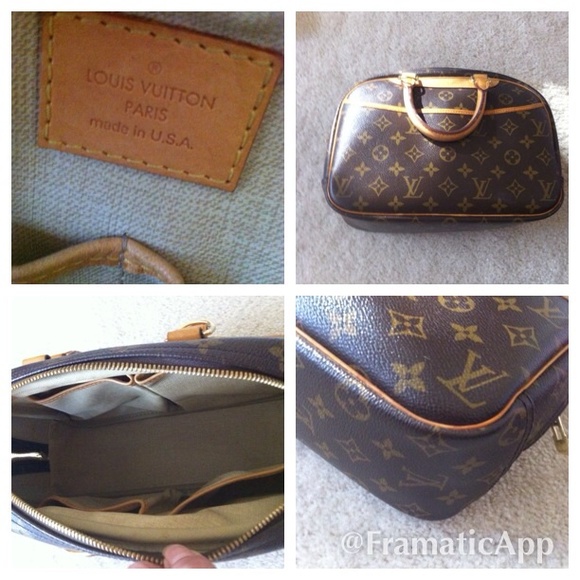 SOLD-Authentic Louis Vuitton Trouville - Picture 4 of 4