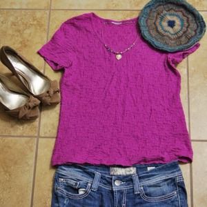 Magenta Purple Tee