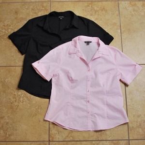 Classic Buttoned Blouse Bundle