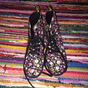 floral doc martens sneakers
