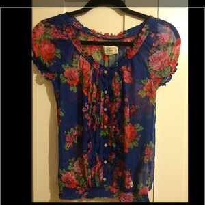 Abercrombie & Fitch Floral print blouse