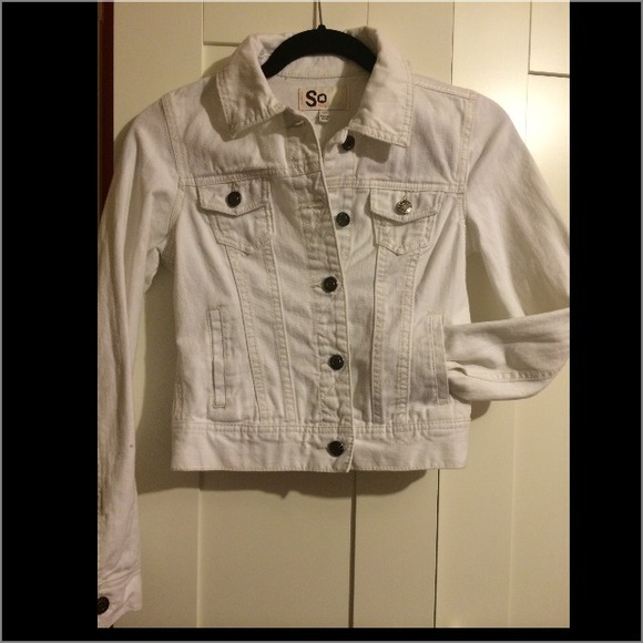 White denim jacket