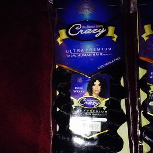 2 packs of hair! Black wavy bundle deal!