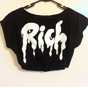 Rich crop top