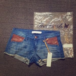 Frankie B denim shorts