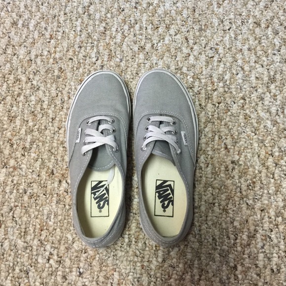 Gray Vans Classics