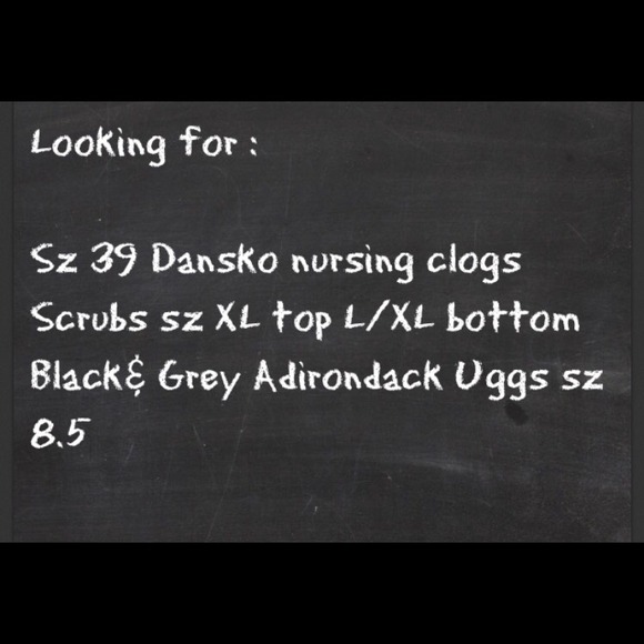 In search of these items!