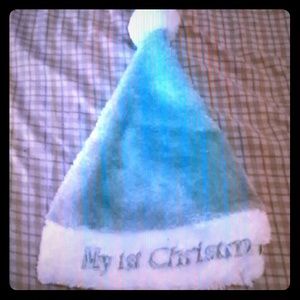 Babys 1st christmas hat