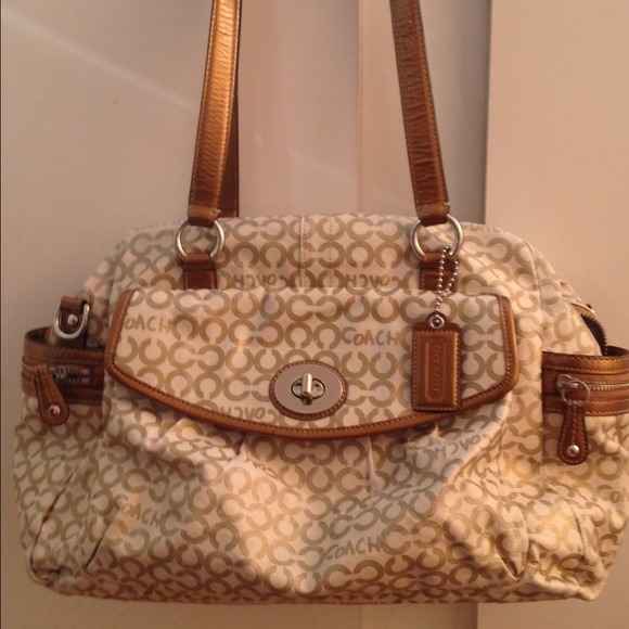 Coach baby diaper bag