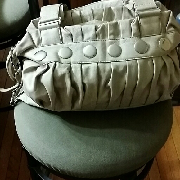 Cream handbag