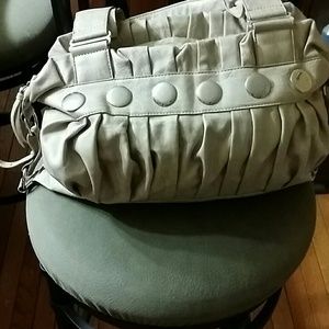Cream handbag