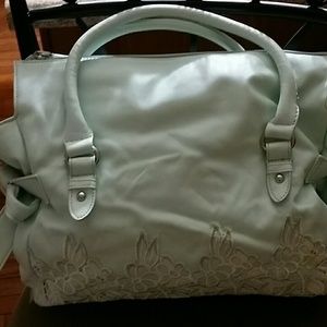 Sage green handbag