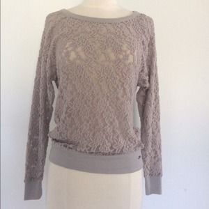 GUESS Lace Detailed Sweater