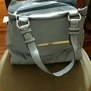 Light blue handbag