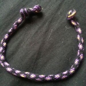 Handmade flowers woven friendship bracelet