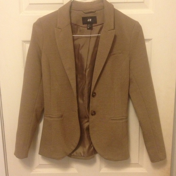 Fitted Tan Blazer