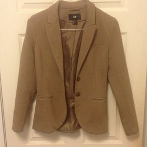 Fitted Tan Blazer