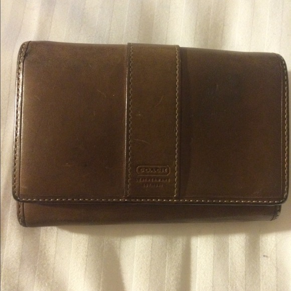 Authentic coach leather wallet ❤️