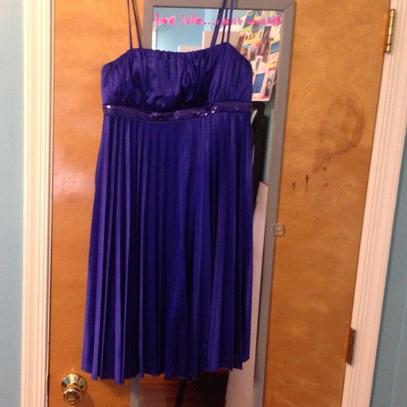 Purple Dress with sequence accent - Picture 1 of 2