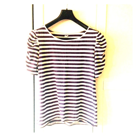 Blush and purple striped Tshirt