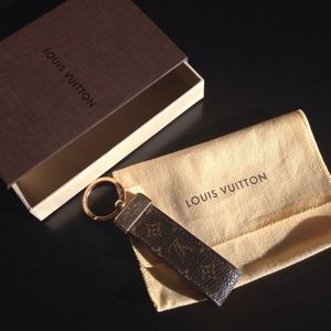 Authentic Louis Vuitton Dragonne Key Holder