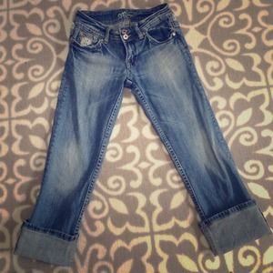 Miss Me Size 25 Capri Jeans