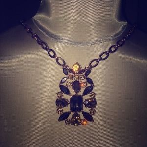 Express long strand necklace with pendant