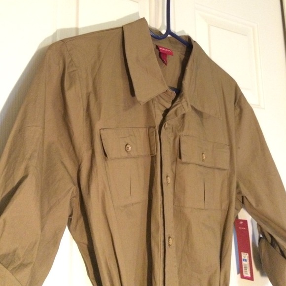 army style dress - Picture 2 of 3