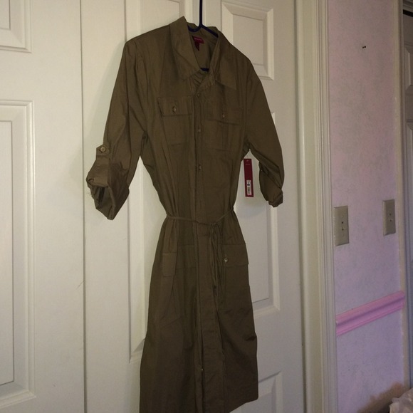 army style dress - Picture 3 of 3