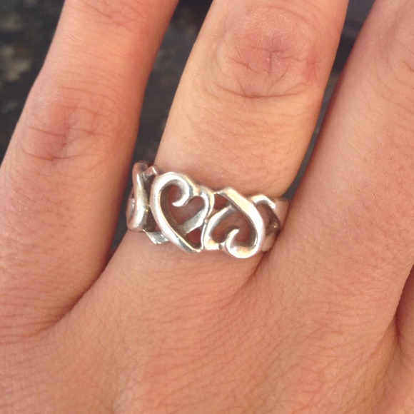 Authentic Tiffany's Elsa Peretti Open Heart Ring