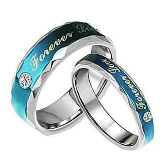 Forever love his and hers rings