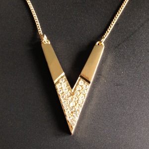 Express V necklace.