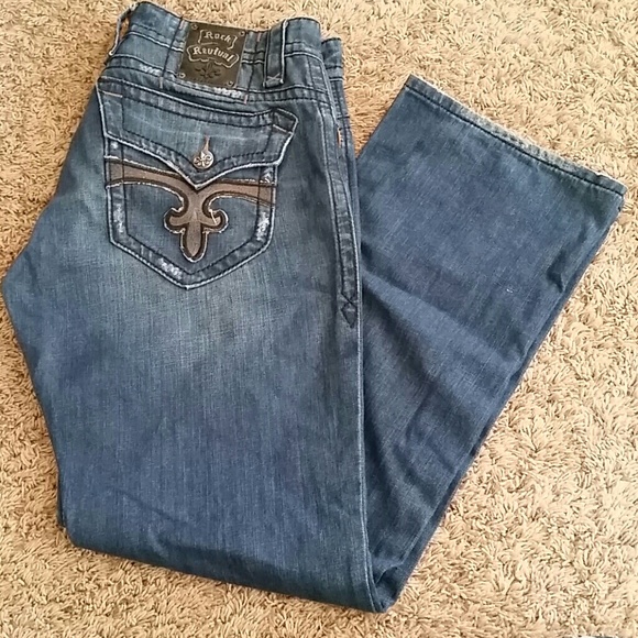 Men's rock revival jeans