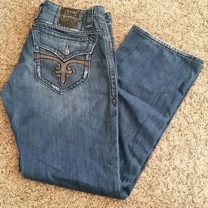 Men's rock revival jeans