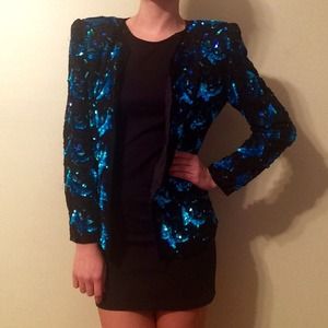 ✨HP✨ Vintage Sequin Blazer