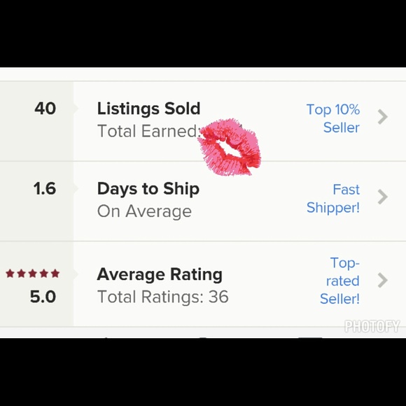 Closet Stats - All 5 Star Ratings!! - Picture 2 of 2