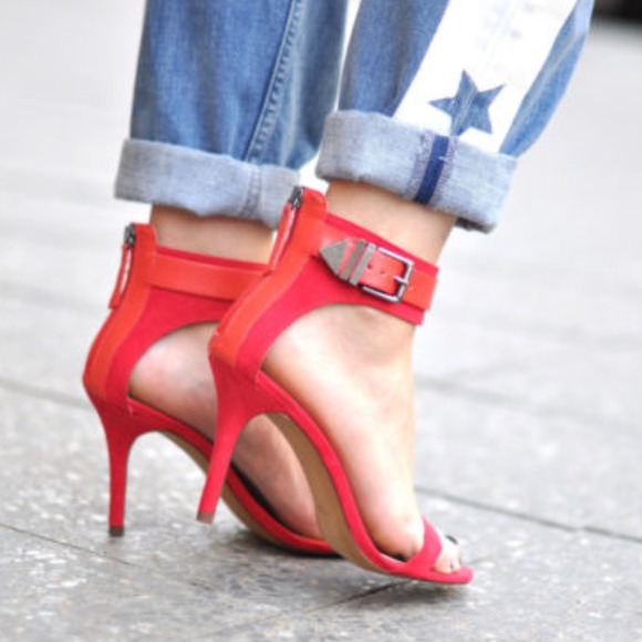 Zara Shoes - Zara Red strap sandal