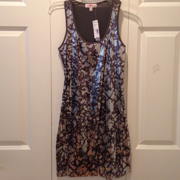 Sequin mini dress